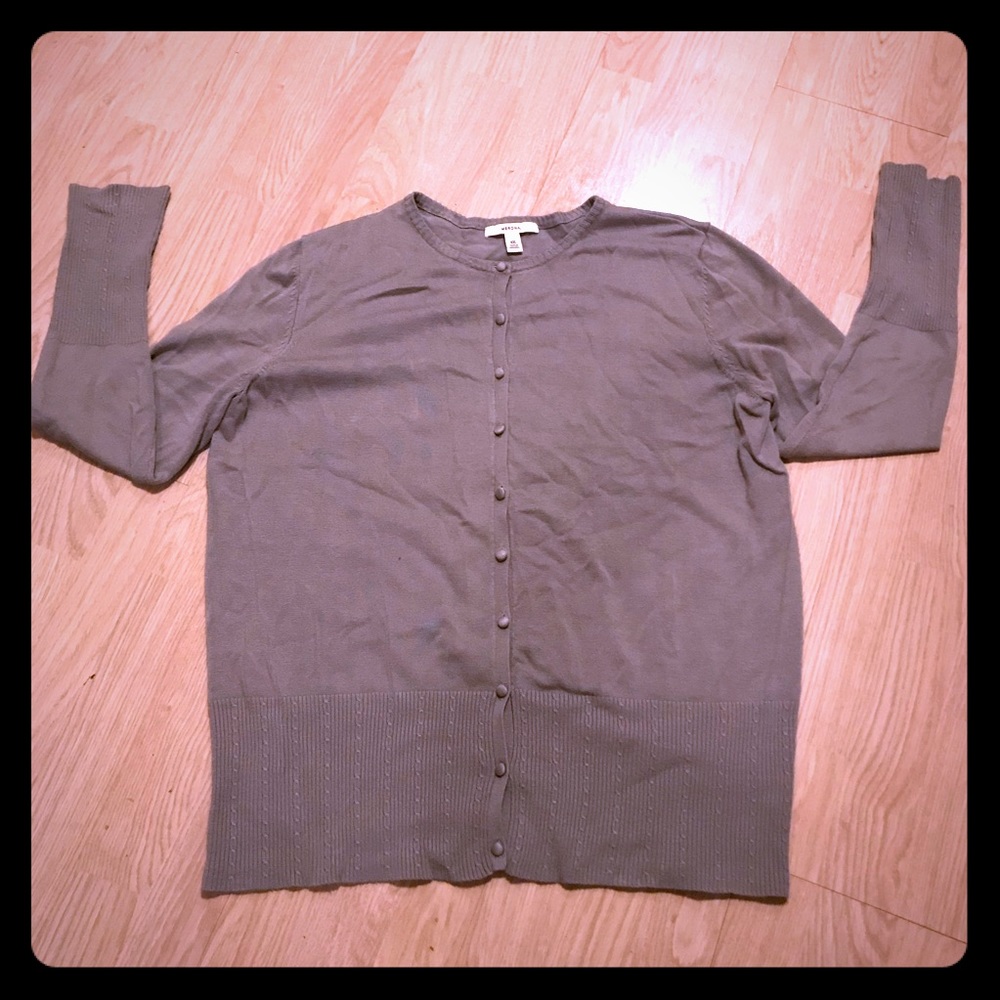 Merona Grey Cardigan (Target) Sz. XXL